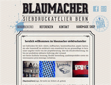 Tablet Screenshot of blaumacher.be